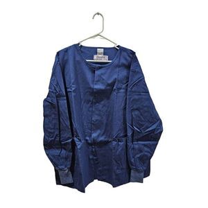 Medline 2XL scrub top dark blue